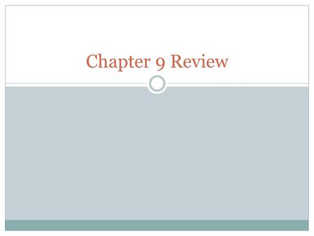 Chapter 9 Review. Terms capital stock: total shares of ownership in a corporation cash discount: a deduction that a vendor allows on the invoice amount.