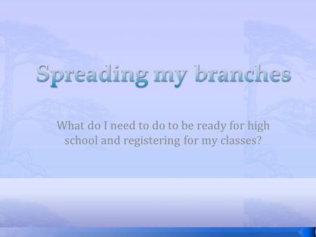 What do I need to do to be ready for high school and registering for my classes?