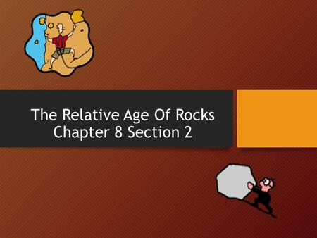 The Relative Age Of Rocks Chapter 8 Section 2