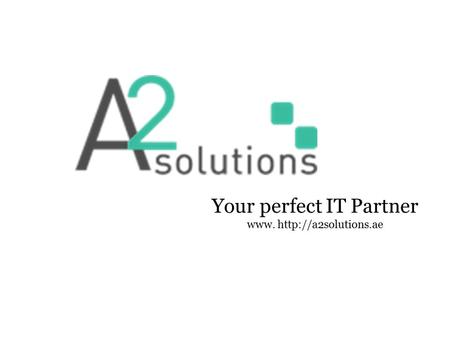 Your perfect IT Partner www.