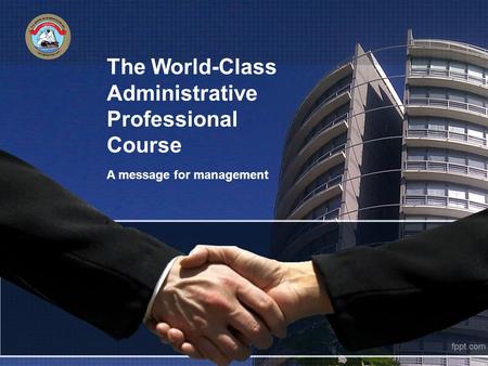 The World-Class Administrative Professional Course