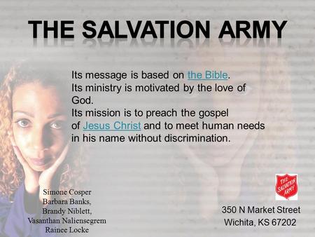 Its message is based on the Bible. Its ministry is motivated by the love of God. Its mission is to preach the gospel of Jesus Christ and to meet human.