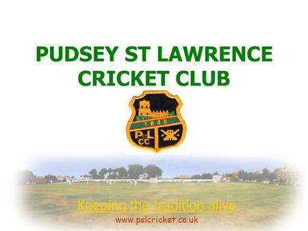 PUDSEY ST LAWRENCE CRICKET CLUB