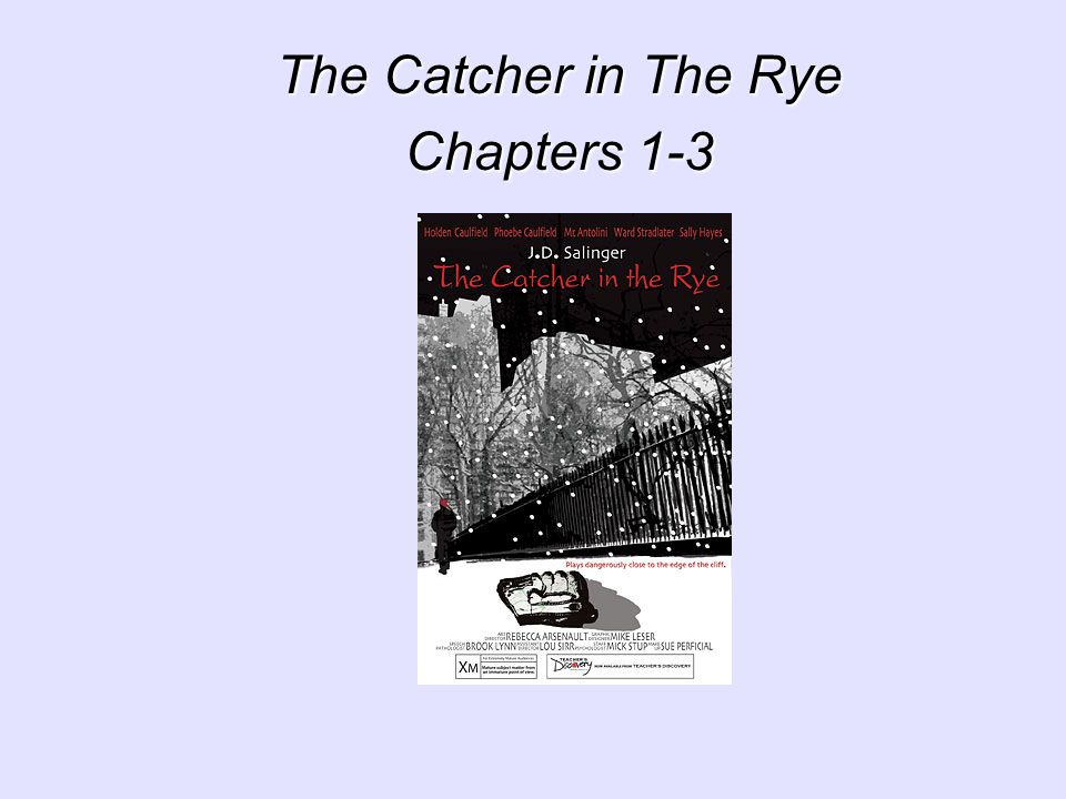udsættelse Rejse dække over The Catcher in The Rye Chapters ppt download