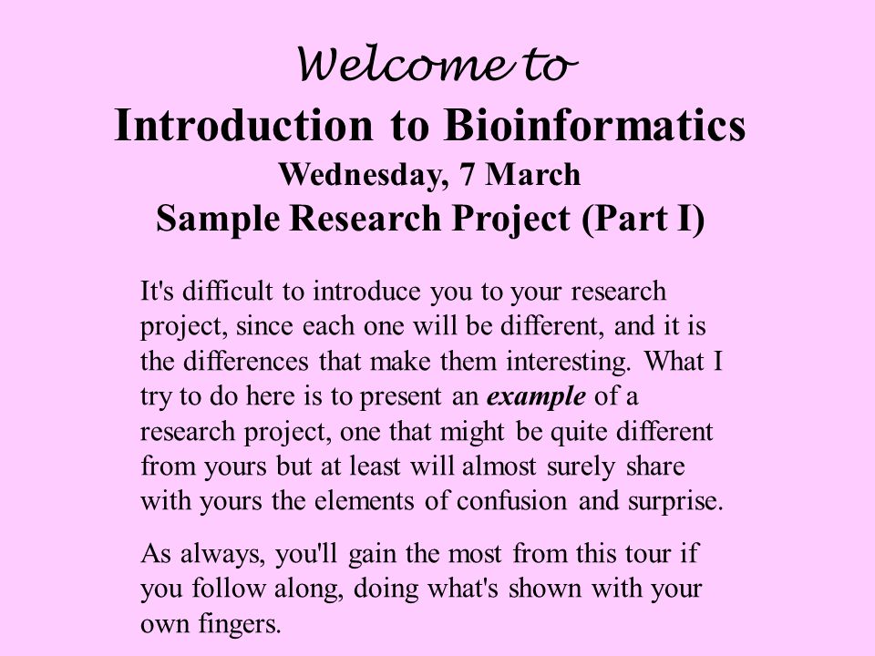how to write an introduction for a research project