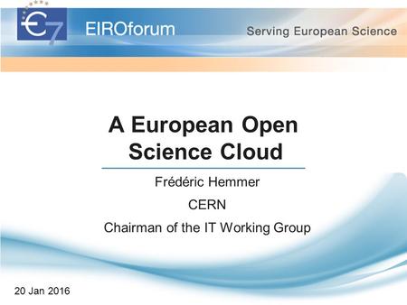 A European Open Science Cloud