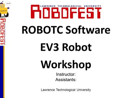 ROBOTC Software EV3 Robot Workshop