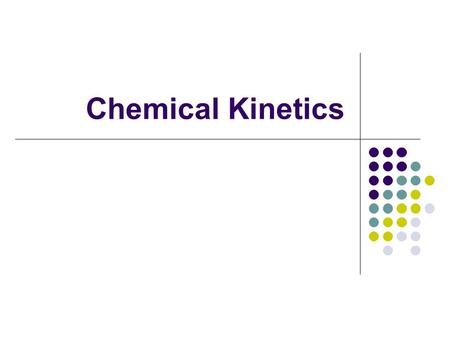 Chemical Kinetics. Collision Theory of Reactions Collision theory is simple - for a reaction to occur, particles must collide successfully! A successful.