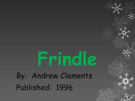 By: Andrew Clements Published: 1996
