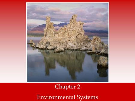 Chapter 2 Environmental Systems. Earth is a single interconnected system All environmental systems consist of matter What are the basic building blocks.