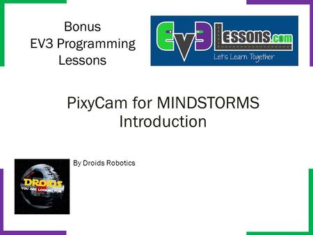 PixyCam for MINDSTORMS Introduction