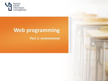 Web programming Part 1: environment 由 NordriDesign 提供 www.nordridesign.com.