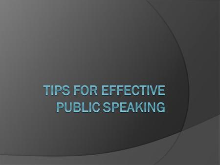  According to most studies, people's number one fear is public speaking. Number two is death. Death is number two. Does that sound right? This means.