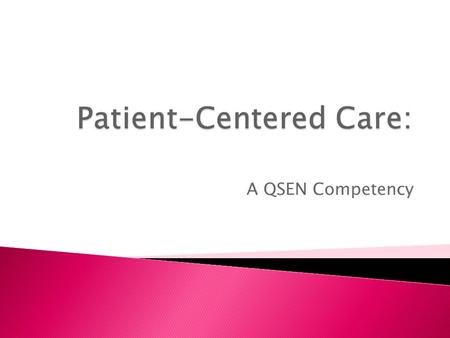 A QSEN Competency.  Root cause analysis on near misses  Description of staff work-arounds  Critique of hand-off  Use of SBAR for gathering and reporting.