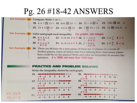 Pg. 26 #18-42 ANSWERS. Pre-Algebra 1-6 Combining Like Terms Pre-Algebra: 1-6 HW Page 30 #19-45 all.