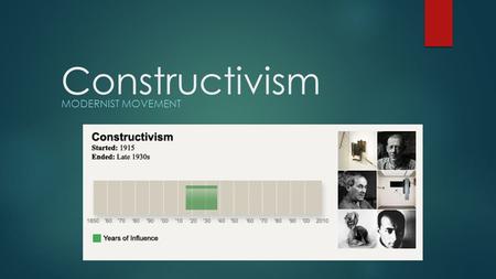 Constructivism Modernist movement.