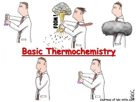 Basic Thermochemistry Courtesy of lab-initio.com.