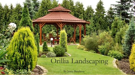 Orillia Landscaping By Jason Bandarra. My business. I own a Landscaping business called Orillia Landscaping. It is a small business that I have invested.