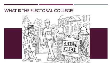 What is the Electoral College?