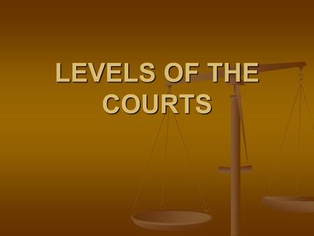 LEVELS OF THE COURTS. FEDERAL – US DISTRICT COURTS 94 in the USA 94 in the USA Handle cases of Handle cases of Constitution Constitution Federal Laws.