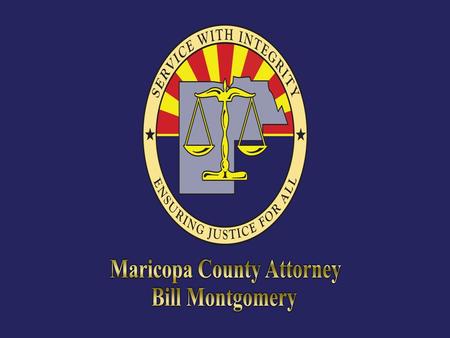 Number of Offenses NationalMaricopa County Violent Crimes Property Crimes -0.2% -4.3% -3.8% -5.5% Violent crimes: murder, rape, robbery, aggravated assault.
