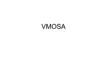 VMOSA. objectives There are three basic types of objectives. Behavioral objectives. These objectives look at changing the behaviors of people (what.
