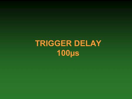 TRIGGER DELAY 100µs. G. Gräwer AB/BT/ECLBDS Trigger Delay2 The trigger delay is a back-up system that generates an asynchronous dump trigger for MKD and.