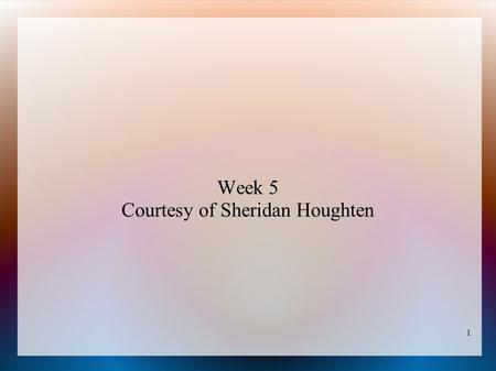 1 Week 5 Courtesy of Sheridan Houghten. 2 Lexicographic Order – Subsets of {1, …, n} (See KS, algorithm 2.1) Algorithm to find rank of subset T: FindRank(n,