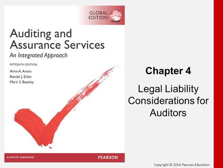 Legal Liability Considerations for Auditors