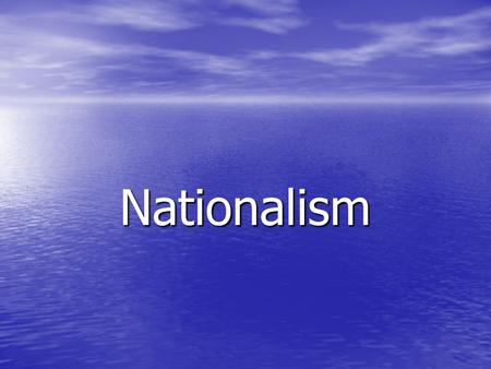 Nationalism. China Political Parties in China 1920s: Central authority in China ceases 1920s: Central authority in China ceases Nationalist Party: Headed.
