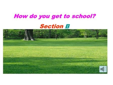 How do you get to school? Section BB 1a Match the words with the pictures. bus stop bus station train station subway station b b c c a a d d.