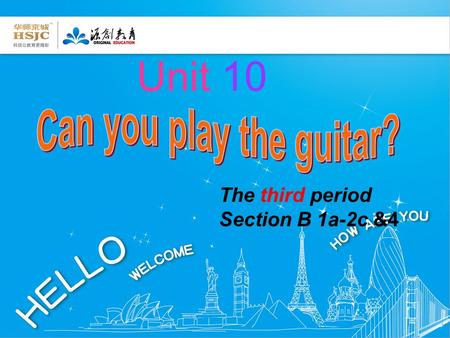 Unit 10 The third period Section B 1a-2c &4 Drum /dr ʌ m/ trumpet /’tr ʌ mp ɪ t/ piano / p ɪ ’ ӕ nə ʊ / v ɪ olin /,va ɪ ə ’l ɪ n/