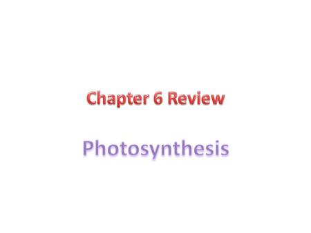 A process in which plants convert light energy from the sun into chemical energy in the form of organic compounds (Carbohydrates). Photosynthesis.