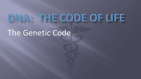 The Genetic Code.  It took almost 100 years after the discovery of DNA for scientists to figure out that it looks like a twisted ladder.  When James.