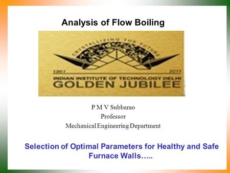 Analysis of Flow Boiling