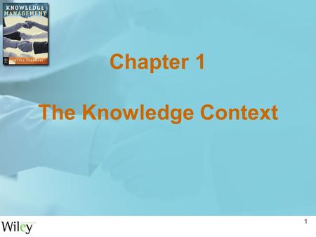 Chapter 1 The Knowledge Context