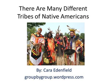 There Are Many Different Tribes of Native Americans