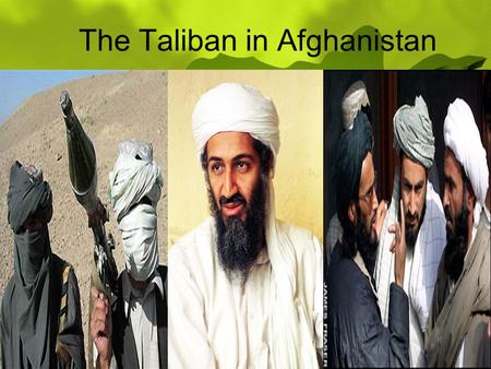 The Taliban in Afghanistan. Islamic Extremism 1980: USSR invades Afghanistan fearing Islamic extremists Guerilla group called the Mujahideen fights the.
