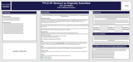 TITLE OF Abstract as Originally Submitted LIST AUTHOR(s) Author Affiliation/Company Xxxxxxxxxxxxxxx  xxxxxxxxxxxxxxxxxxxxxxxxxxxxxxx Xxxxxxxxxxxxxxxx.
