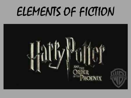 ELEMENTS OF FICTION. The people, animals or imaginary creatures that the story’s action revolves around. Usually one central character. Two types of characters.