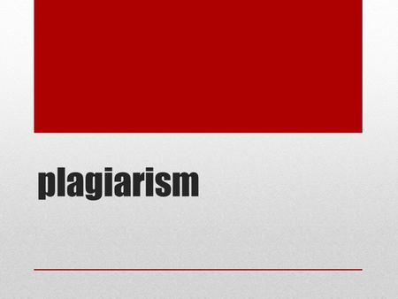 Plagiarism. How to avoid plagiarism When using sources in your papers, you can avoid plagiarism by knowing what must be documented. Specific words and.