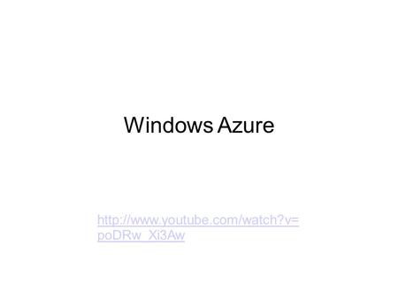 Windows Azure  poDRw_Xi3Aw.