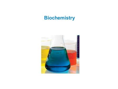 Biochemistry. Biochemistry: study of chemical composition and reactions of living matter  Inorganic compounds  Do not contain carbon  Water, salts,