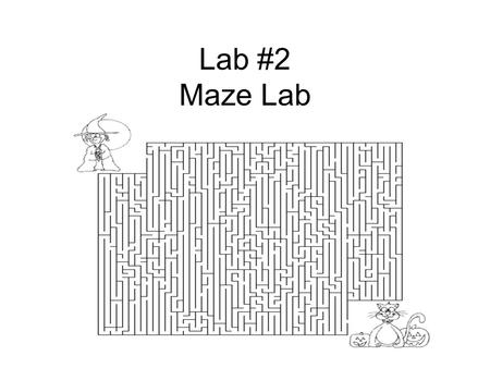 Lab #2 Maze Lab. Problem What variables can change the amount of time required to complete a maze?