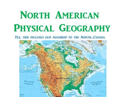 North American Physical Geography