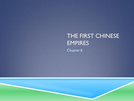 THE FIRST CHINESE EMPIRES Chapter 6. SCHOOLS OF THOUGHT IN ANCIENT CHINA  Confucianism  Daoism  Legalism.