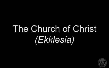 The Church of Christ (Ekklesia). “Silver and gold I do not have, but what I have I give to you. In the name of Jesus Christ of Nazareth, walk.” ~Apostle.