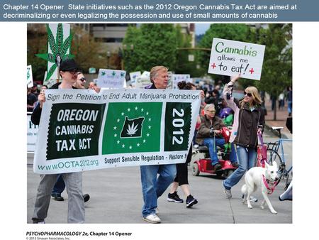 Chapter 14 Opener State initiatives such as the 2012 Oregon Cannabis Tax Act are aimed at decriminalizing or even legalizing the possession and use of.