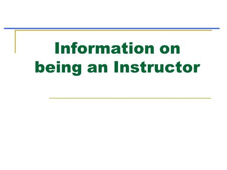 Information on being an Instructor. 1. Registering a Class Log into nsp.org and click on Member Resources.