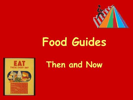 Food Guides Then and Now. When do you think this poster was produced? Why do you think that?